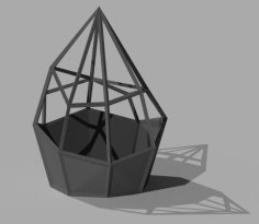 Wireframe Planter 3D Printer Model