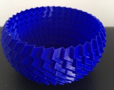 Vase Mode Impossible Bowl/Planter 3D Printer Model