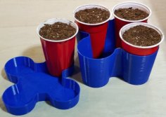 Party Cup Plant Tray 3D Printer Model