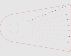 Laser Cut Circle Jig For Dewalt DWP611 Router (Laser Cut)