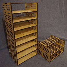 Laser Cut Desktop Shelves