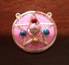 Laser Cut Sailor Moon Locket Necklace