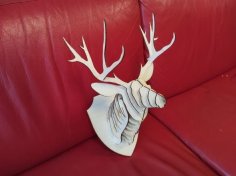 Laser Cut Wall Mounted Deer