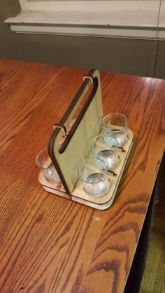 Laser Cut  Beer Flight Tray