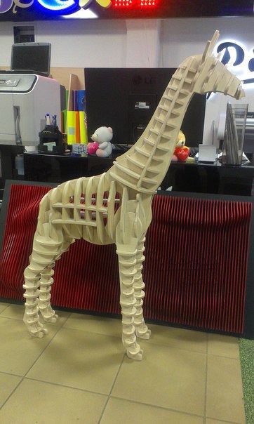Puzzle 3D Giraffa