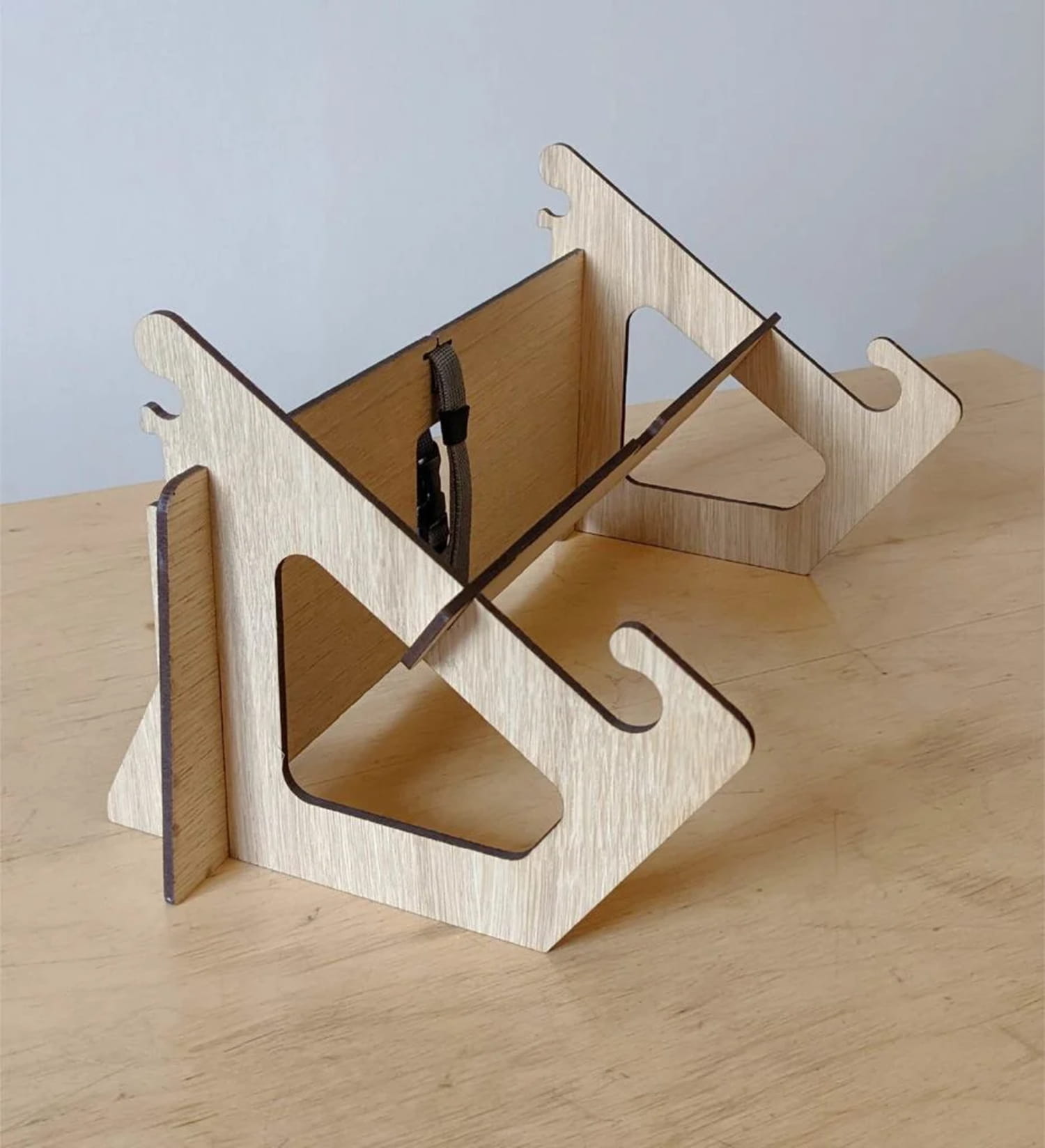 Laser Cut Ergonomic Laptop Stand DXF File