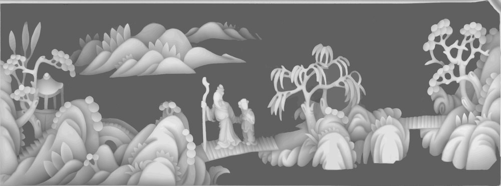 3D Relief Painting BMP File