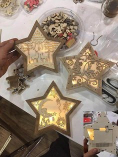 Download Laser Cut Christmas Decorations Templates 215 Files Free Download 3axis Co