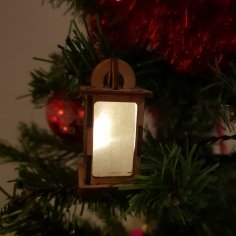 Laser Cut Tiny Christmas Lantern SVG File