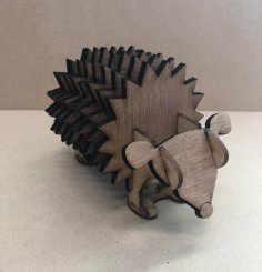 Laser Cut Wooden Hedgehog Coasters DXF File