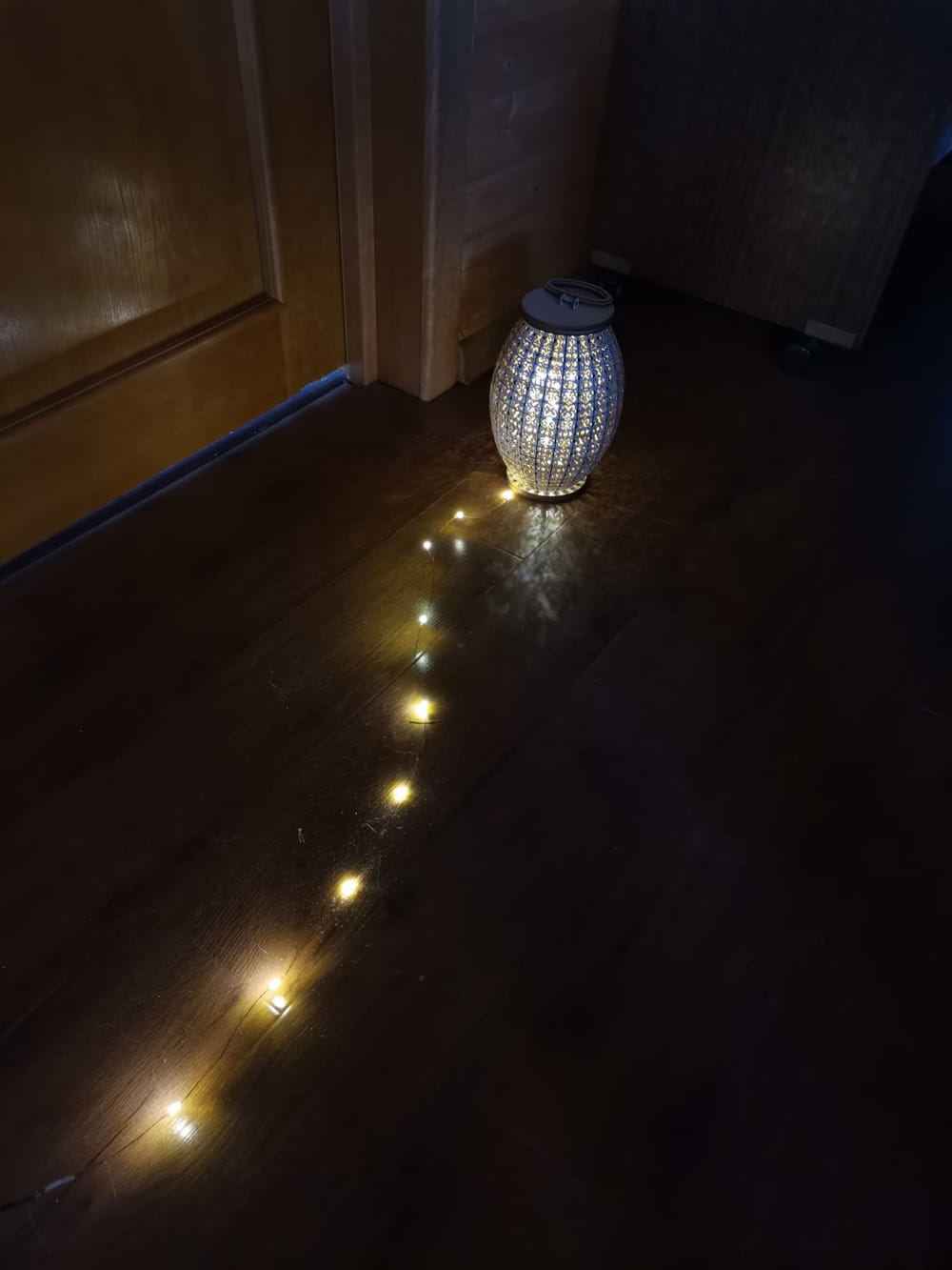 Laser Cut Decorative Standing Wooden Floor Lamp DXF File