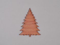Laser Cut Unfinished Blank Wood Christmas Tree Free Vector