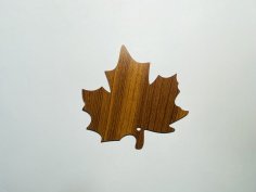 Laser Cut Unfinished Wood Maple Leaf Cutout Free Vector