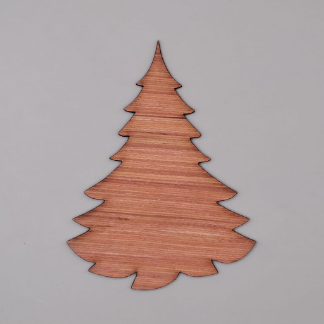 Laser Cut Tree Cutout Unfinished Wood Shape Craft Free Vector
