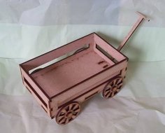 Laser Cut Candy Cart DXF File
