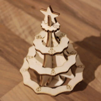 Laser Cut DIY Wooden Christmas Tree SVG File