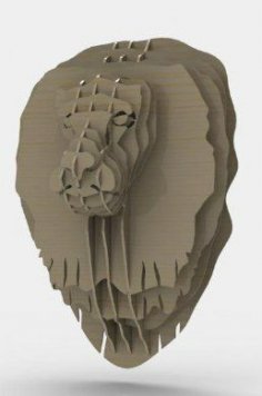 Lion Head dxf file