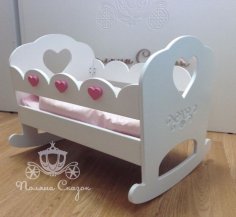 Download Laser Cut Doll Cradle Crib 19 Files Free Download 3axis Co