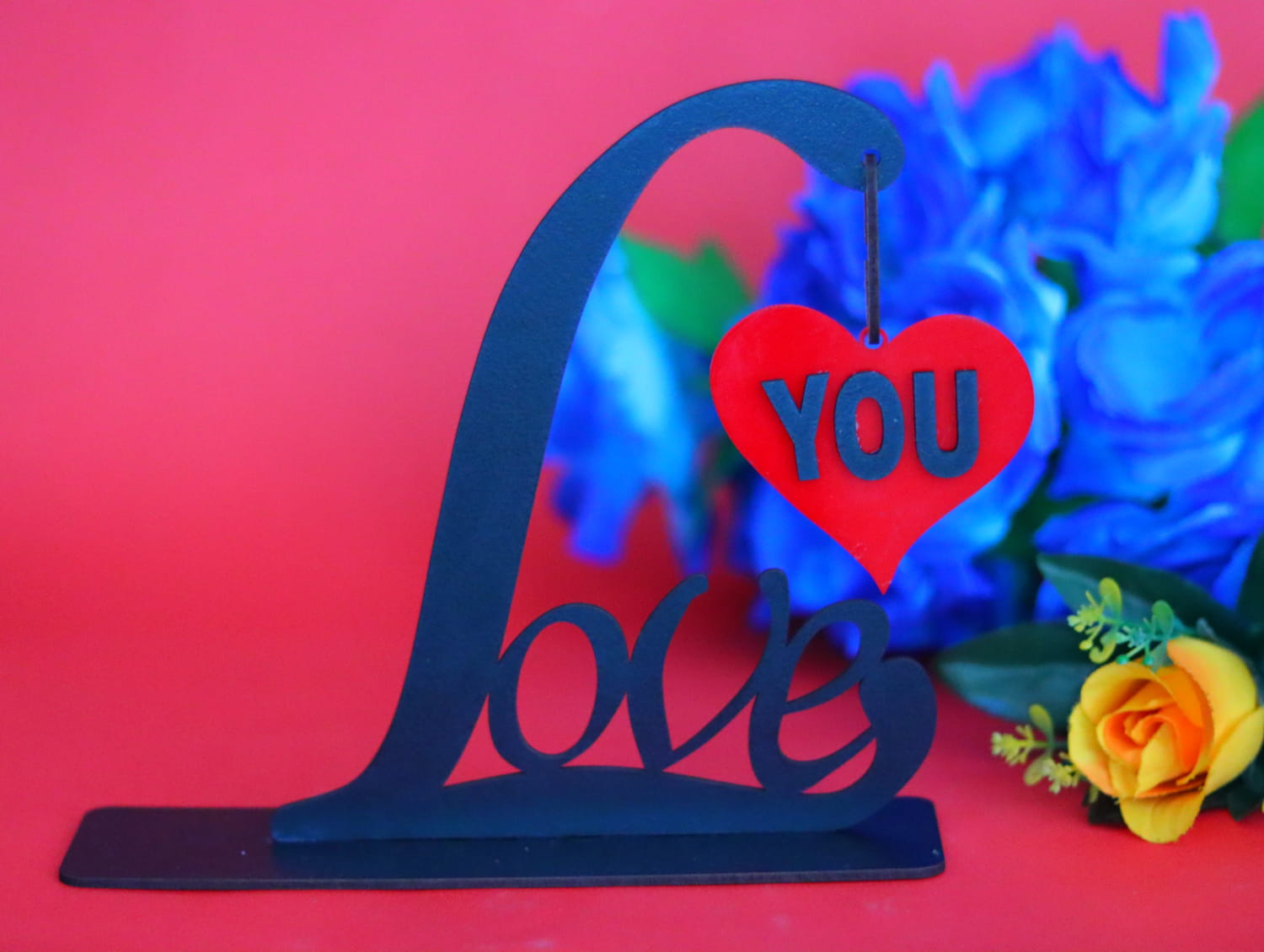 Laser Cut Love Valentine Day Decor Free Vector