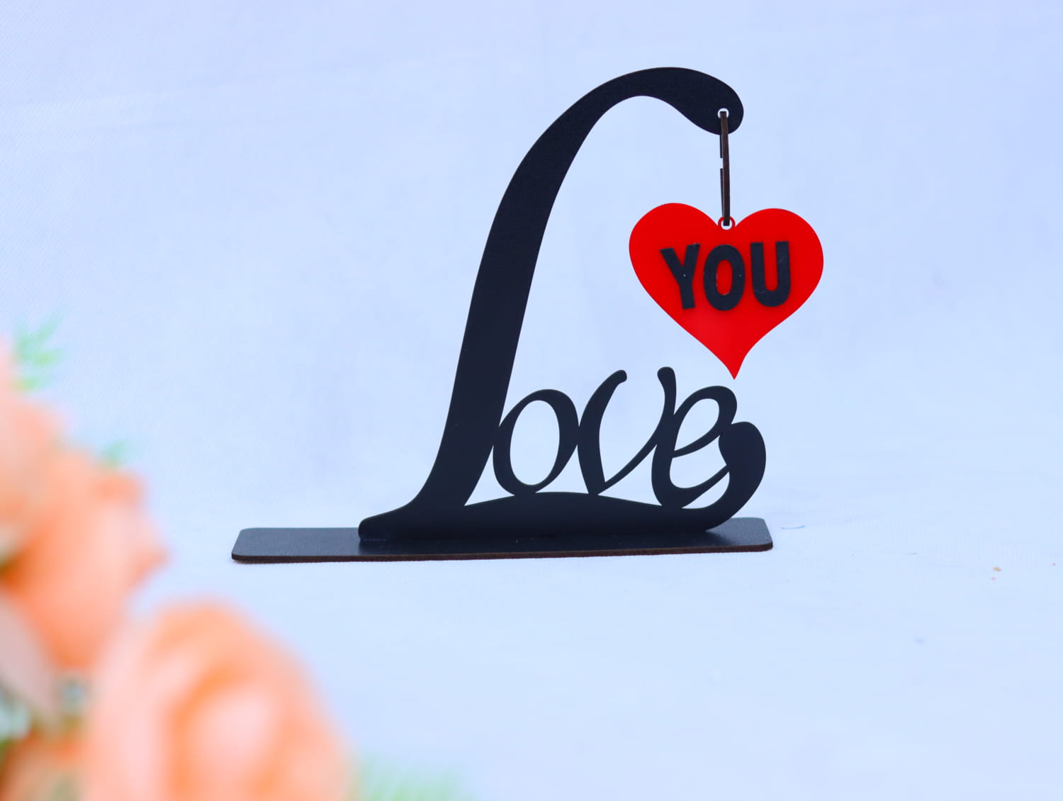 Laser Cut Love Valentine Day Decor Free Vector