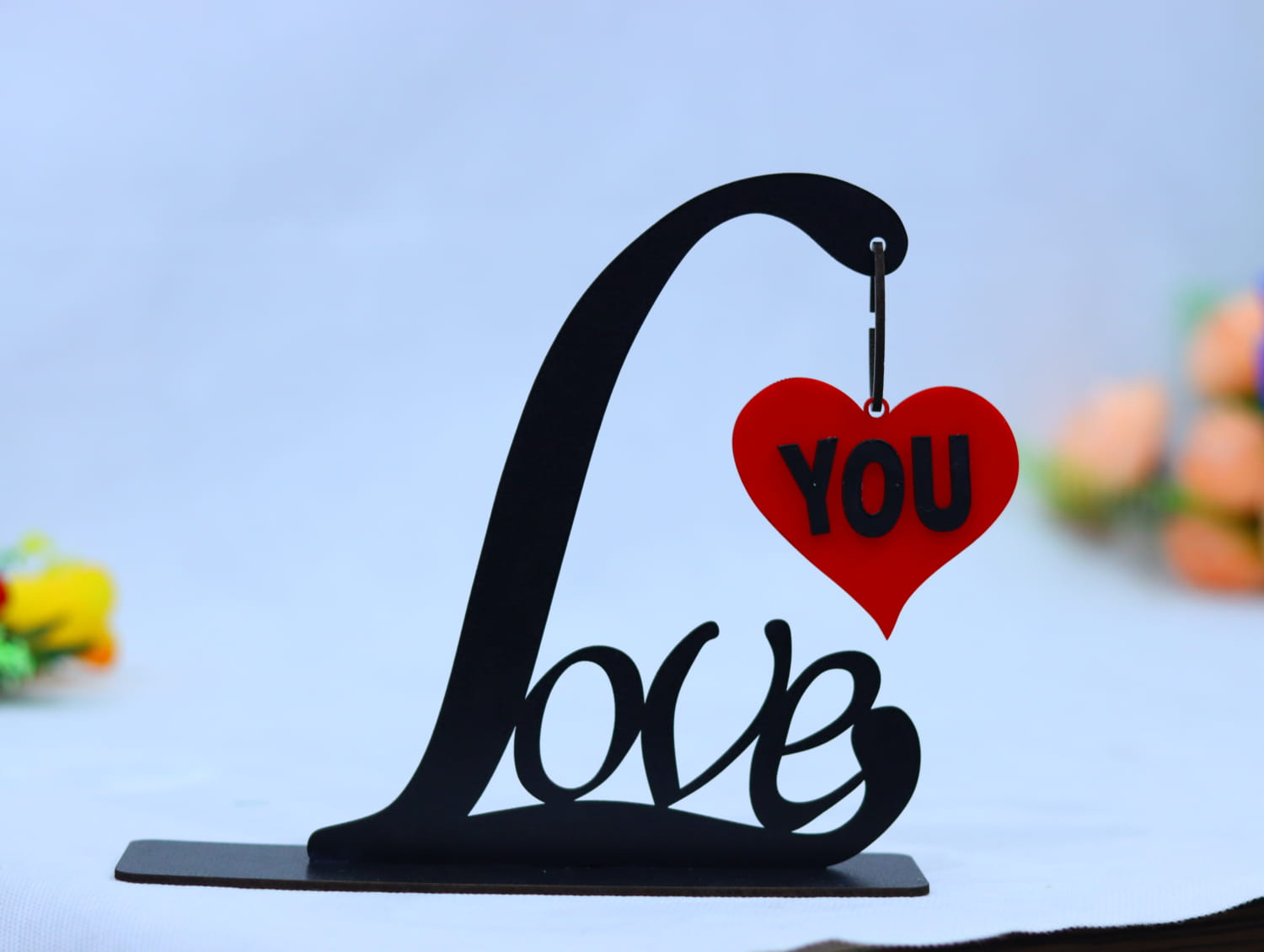 Laser Cut Love Valentine Day Decor Free Vector