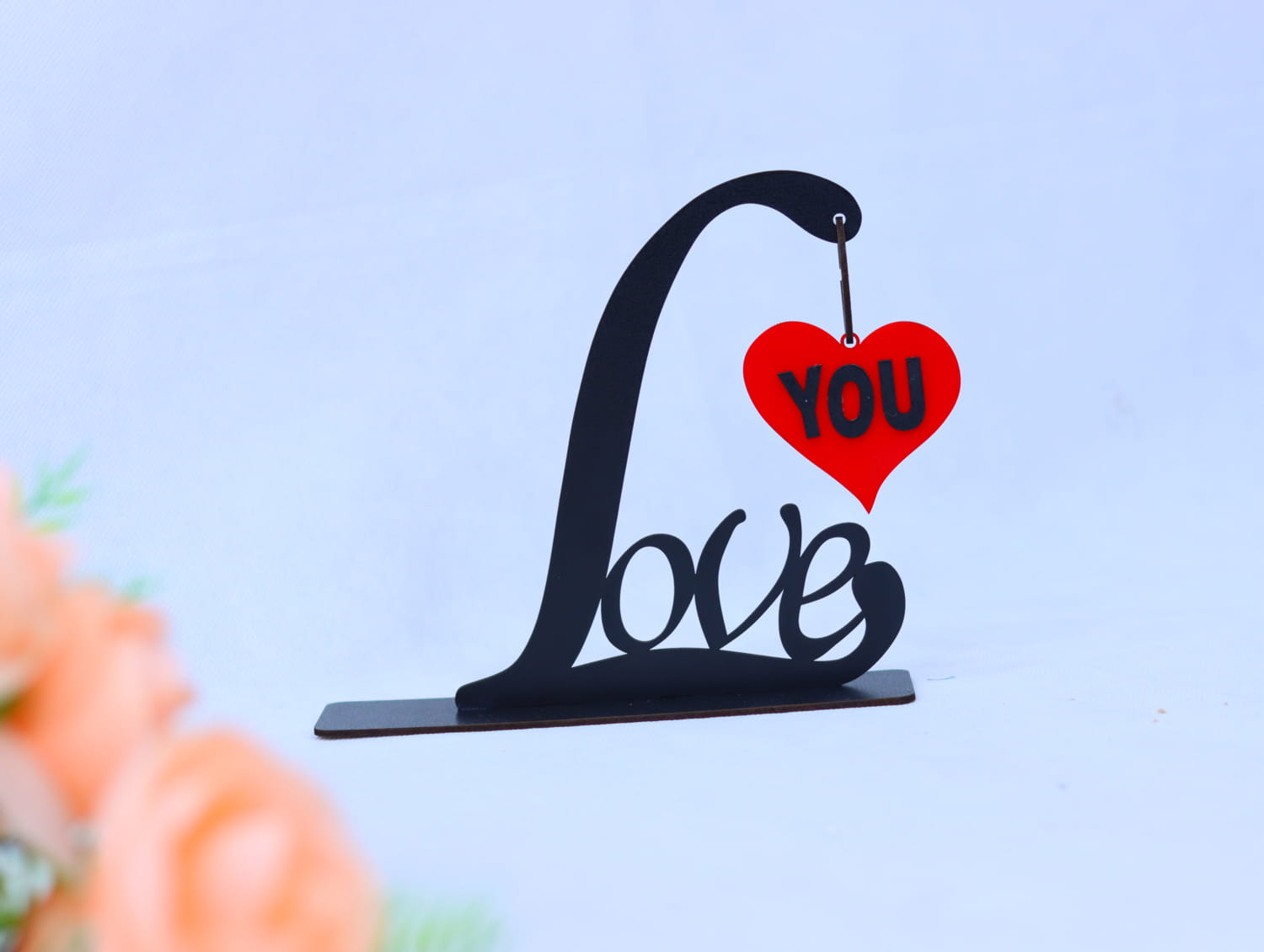 Laser Cut Love Valentine Day Decor Free Vector