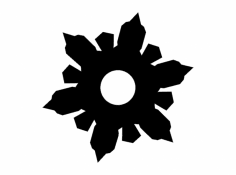 Vector Snowflake dxf File