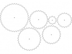 Gears dxf File