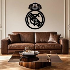 Laser Cut Real Madrid Wall Art
