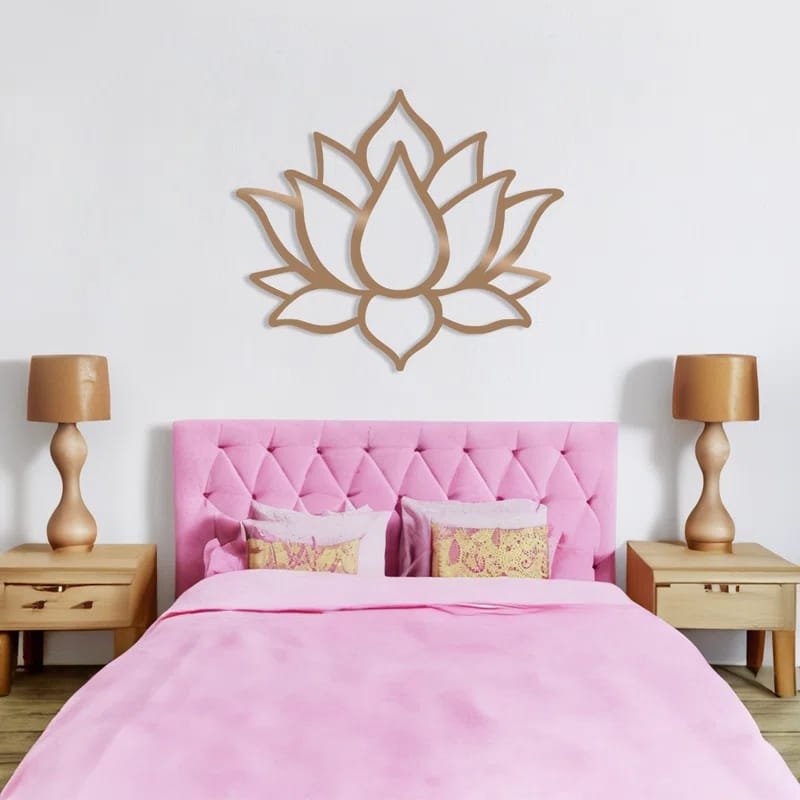 Laser Cut Lotus Flower Wall Decor Lotus Flower Outline Design