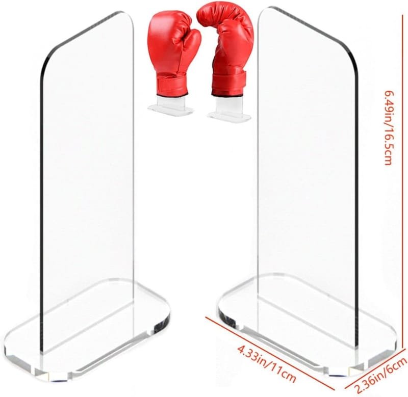 Laser Cut Boxing Glove Stands – Vertical Display Stand for Boxing & Baseball Gloves