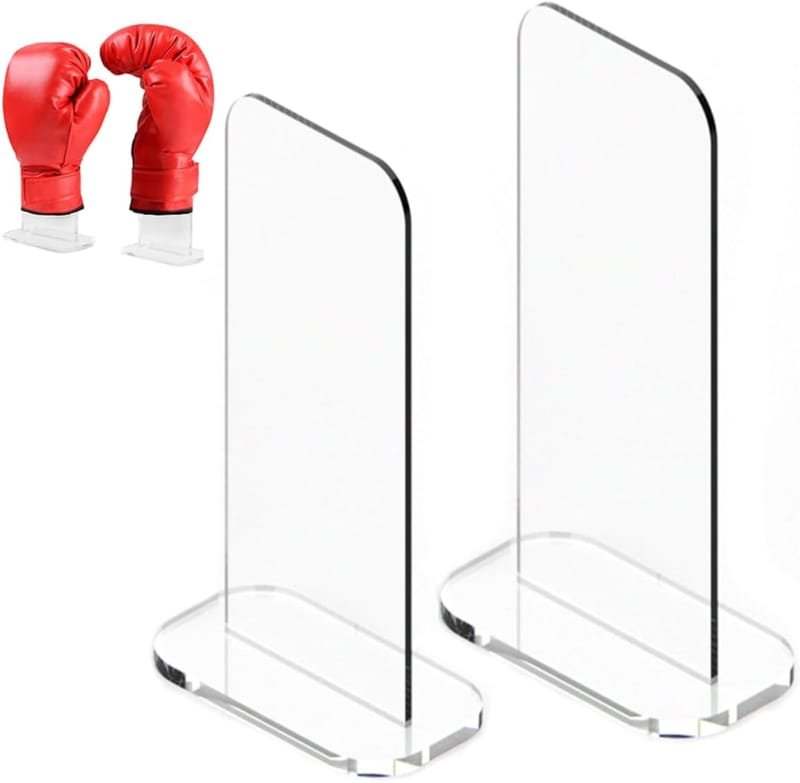 Laser Cut Boxing Glove Stands – Vertical Display Stand for Boxing & Baseball Gloves