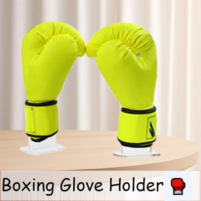 Laser Cut Boxing Glove Stands – Vertical Display Stand for Boxing & Baseball Gloves