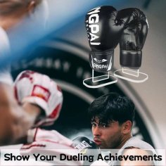 Laser Cut Boxing Glove Stands – Vertical Display Stand for Boxing & Baseball Gloves