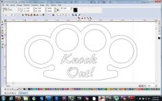 Laser Cut Brass Knuckles For CNC Plasma