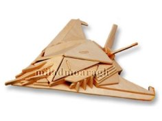 Laser Cut Stealth Bomber Aircraft