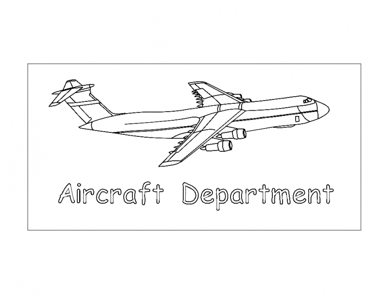 Файл dxf самолета
