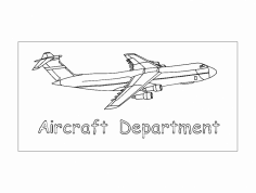 Flugzeug dxf-Datei