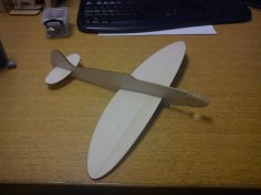 Balsa Spitfire Glider 2 6mm