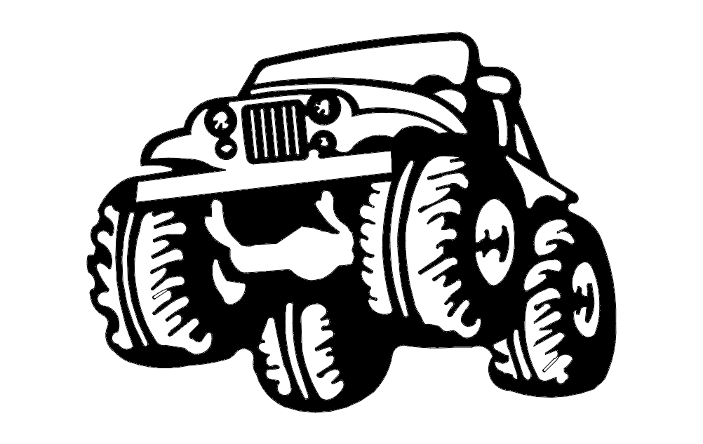 Jeep plik dxf