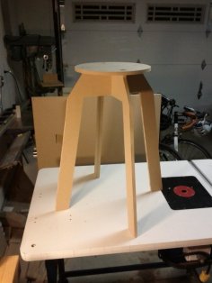 Laser Cut Workshop Stool