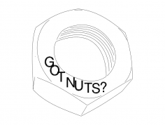 Nut dxf File