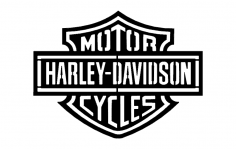 Harley D Logo dxf File