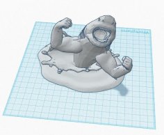 Beefy Shark 3D Printer Model