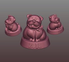 A Symbol Of The New Year 2018 3D Printer Model