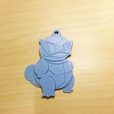 Squirtle Key Chain 3D Printer Model