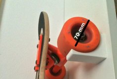 Longboard/Skateboard Holder 3D Printer Model