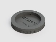 Rear Lens Cap For Sony E-mount 3D Printer Model