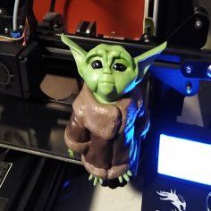 Baby Yoda 3D Printer Model