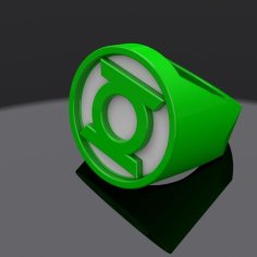 Green Lantern Ring 3D Printer Model